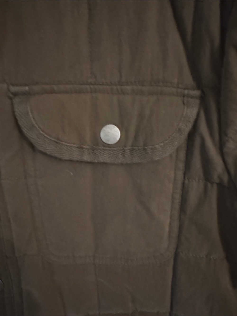 Old Navy Quilted Field Jacket in Olive - Picture 5 of 8